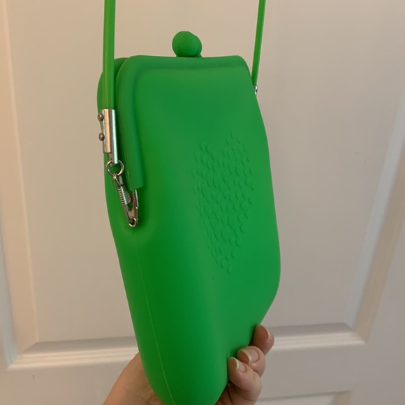 Green Silicon Rubber Crossbody / Clutch - Picture 16 of 16